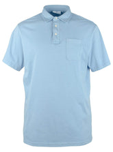 Southern Tide Men's Island Road Jersey Short Sleeve Polo Shirts Blue Small